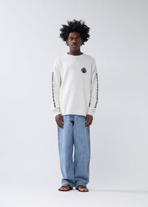 New Amsterdam - Knitted Logo Longsleeve - Ecru Longsleeves New Amsterdam