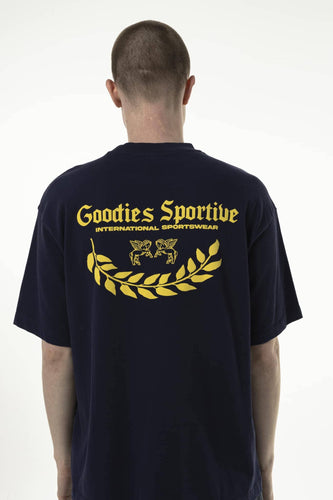 Goodies Sportive - Caesar T-Shirt - Navy T-Shirts Goodies Sportive