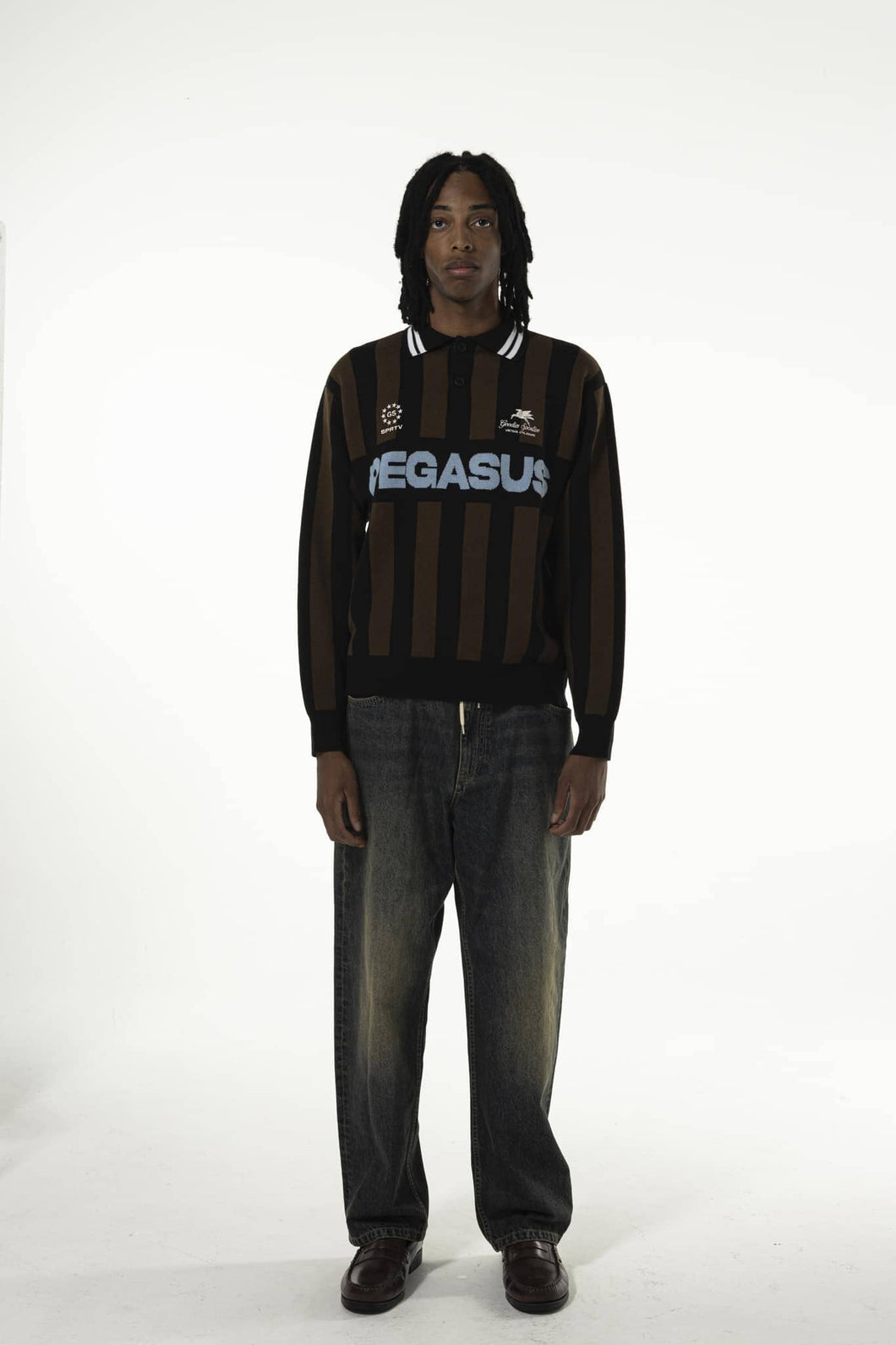 Goodies Sportive - Dachshund Polo - Brown/Black Longsleeves Goodies Sportive