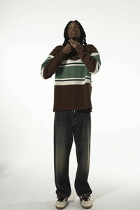 Goodies Sportive - Truffle Heavy Weight Polo - Brown Longsleeves Goodies Sportive