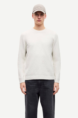 Samsøe Samsøe - Sanino Sweater - Silver Birch Pullover Samsøe Samsøe