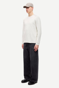 Samsøe Samsøe - Sanino Sweater - Silver Birch Pullover Samsøe Samsøe