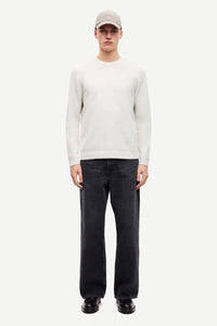 Samsøe Samsøe - Sanino Sweater - Silver Birch Pullover Samsøe Samsøe