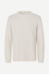 Samsøe Samsøe - Sanino Sweater - Silver Birch Pullover Samsøe Samsøe