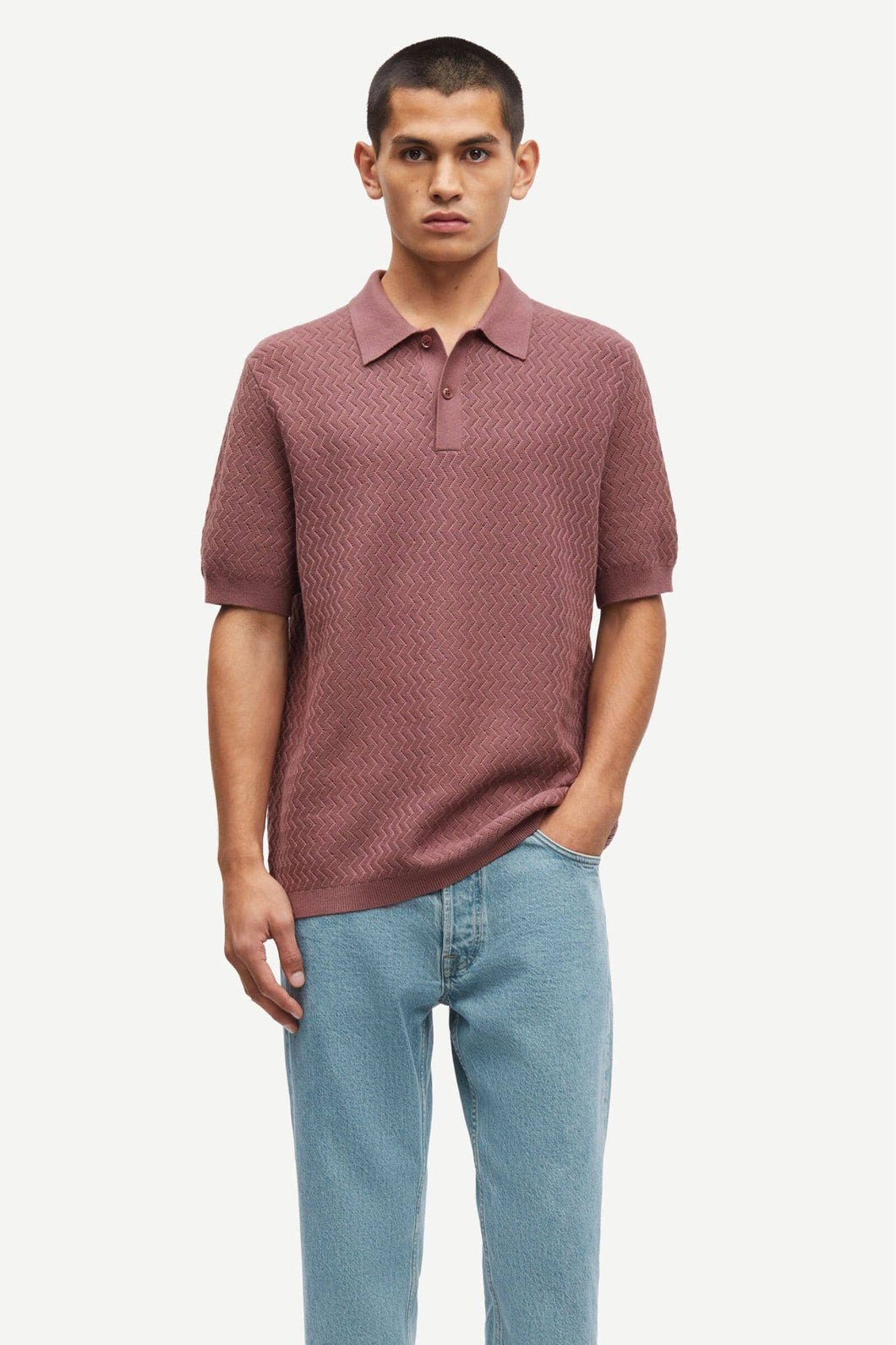 Samsøe Samsøe - Samarkus Polo - Grape Shake T-Shirts Samsøe Samsøe
