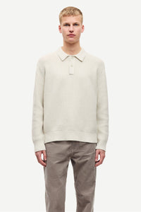 Samsøe Samsøe - Sanicolas Polo - Silver Birch Pullover Samsøe Samsøe