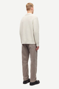 Samsøe Samsøe - Sanicolas Polo - Silver Birch Pullover Samsøe Samsøe