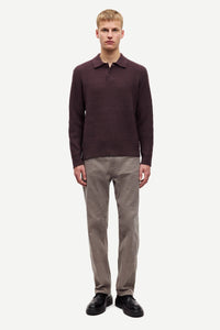 Samsøe Samsøe - Sacaiden Polo - Raisin Pullover Samsøe Samsøe