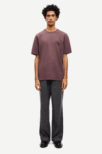 Samsøe Samsøe - Saphil T-Shirt - Washed Raisin Wallpaper T-Shirts Samsøe Samsøe