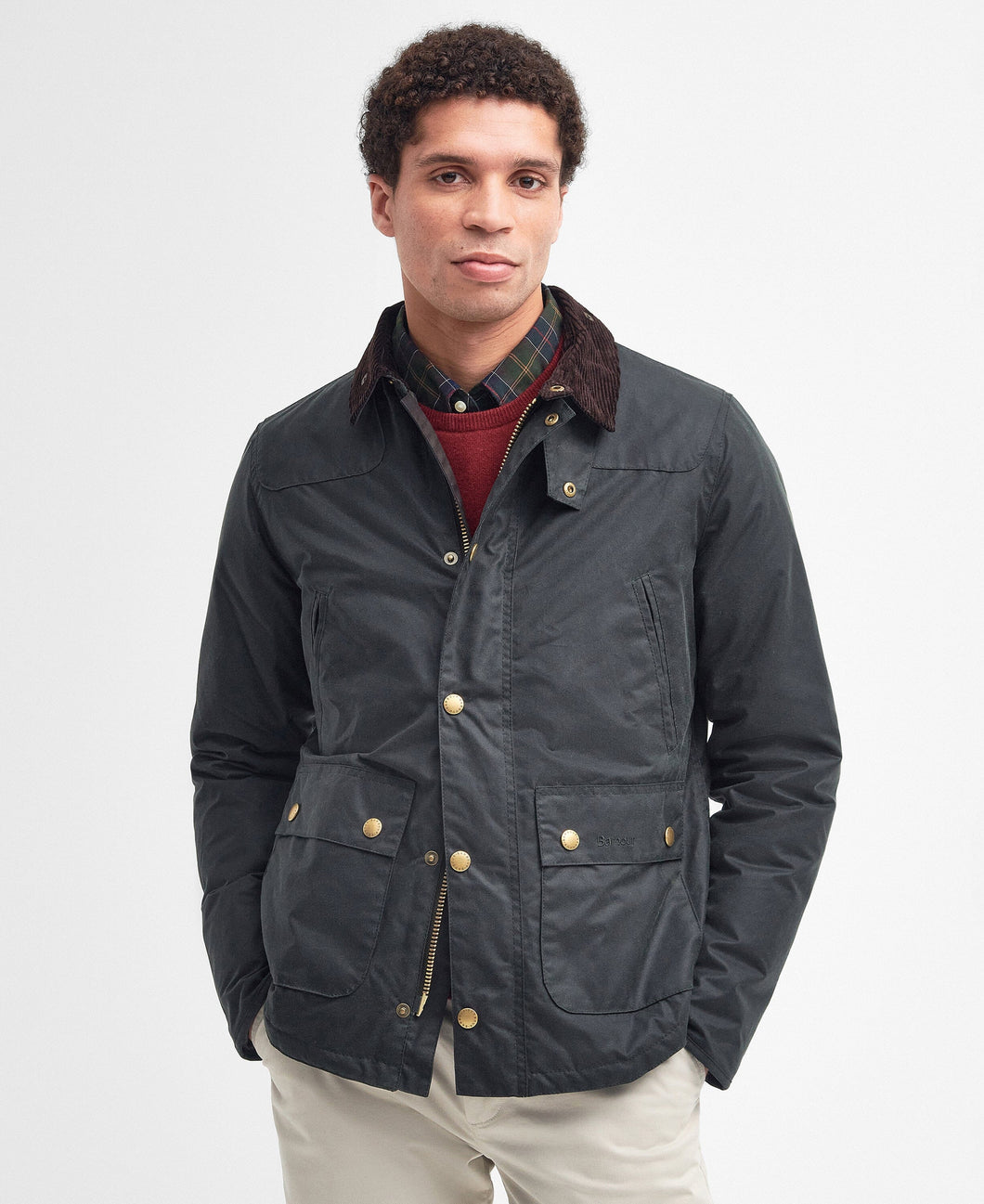 Barbour - Reelin Wachsjacke - Sage Jacken Barbour