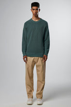 Laden Sie das Bild in den Galerie-Viewer, NN07 - Jacobo Gestrickt Pullover - Waldgrün Sweatshirts NN07
