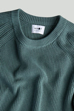 Laden Sie das Bild in den Galerie-Viewer, NN07 - Jacobo Gestrickt Pullover - Waldgrün Sweatshirts NN07
