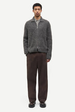 Laden Sie das Bild in den Galerie-Viewer, Samsøe Samsøe - SAJOB ZIP CARDIGAN - Dark grey mel. Cardigan Samsøe Samsøe
