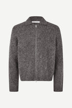 Laden Sie das Bild in den Galerie-Viewer, Samsøe Samsøe - SAJOB ZIP CARDIGAN - Dark grey mel. Cardigan Samsøe Samsøe
