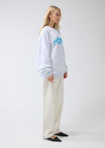 New Amsterdam - Love Connect Crewneck - Grey Melange Sweatshirts New Amsterdam