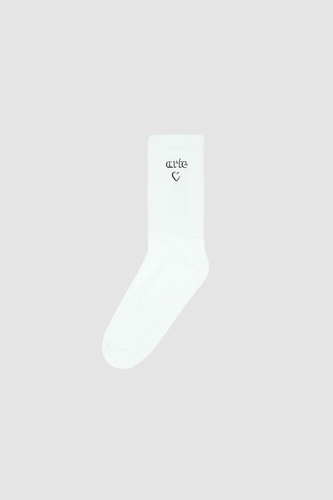 Arte Antwerp - 2025 Heart Logo Socks - White Accessoires Arte Antwerp
