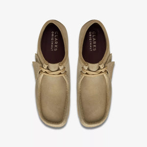 Clarks - Wallabe - Hellbraunes Veloursleder Schuhe Clarks