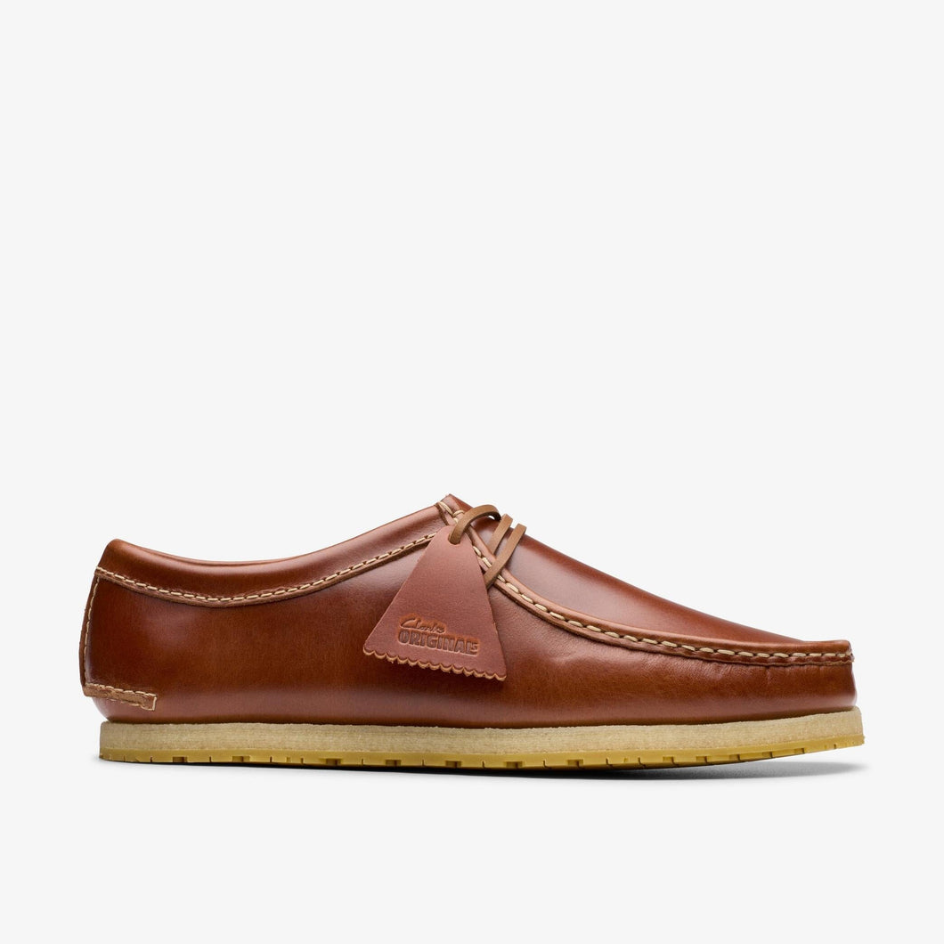 Clarks - Godney Lace - Braunes Leder Schuhe Clarks