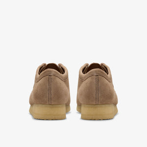 Clarks - Wallabe - Wolfbeiges Veloursleder Schuhe Clarks