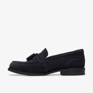 Clarks - CraftArlo Step - Dunkelblaues Veloursleder Schuhe Clarks