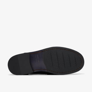 Clarks - CraftArlo Step - Dunkelblaues Veloursleder Schuhe Clarks