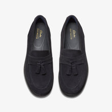 Laden Sie das Bild in den Galerie-Viewer, Clarks - CraftArlo Step - Dunkelblaues Veloursleder Schuhe Clarks
