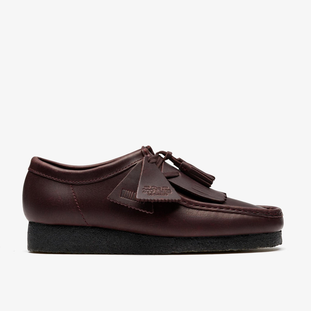 Clarks - Wallabee - Purple Grape Leather Schuhe Clarks
