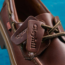 Laden Sie das Bild in den Galerie-Viewer, Clarks - Wallabee - Cleyhill Boat Braunes Leder
