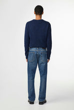 Laden Sie das Bild in den Galerie-Viewer, NN07 - Lee Wollmischung Pullover - Navyblau Sweatshirts NN07
