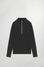 Laden Sie das Bild in den Galerie-Viewer, NN07 - Harald Wollmischung Pullover - Schwarz Sweatshirts NN07
