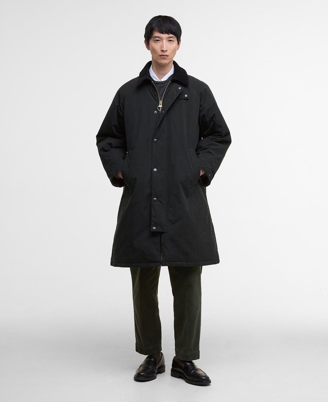 Barbour - Padded Exmoor Mantel - Black Jacken Barbour