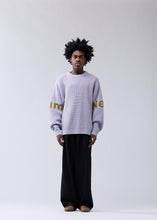 Laden Sie das Bild in den Galerie-Viewer, New Amsterdam - Name Crew Knit - Sea Fog Pullover New Amsterdam

