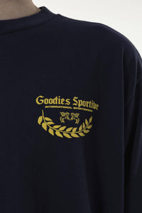 Goodies Sportive - Caesar T-Shirt - Navy T-Shirts Goodies Sportive