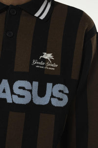 Goodies Sportive - Dachshund Polo - Brown/Black Longsleeves Goodies Sportive