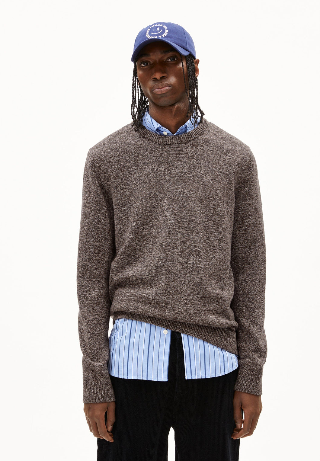 Armedangels - Alvaario Pullover - Steel Melange Pullover Armedangels