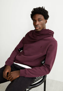Armedangels - Baaro Fleece Sweatshirt - Dark Cranberry Pullover Armedangels