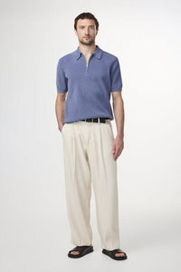 NN07 - Danny Polo Shirt - Beringmeer-Blau T-Shirts NN07