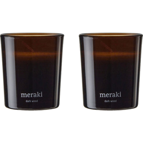 Meraki - Duftkerze Dark Wood Geschenkartikel Meraki