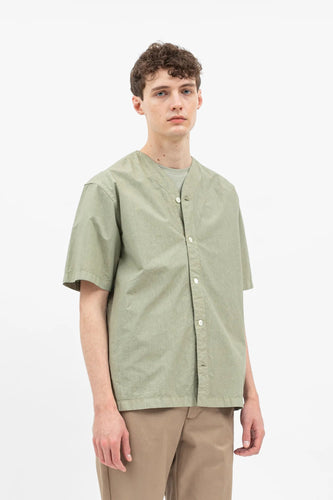 Norse Projects - Erwin Typewriters SS - Sunwashed Green Hemden Norse Projects