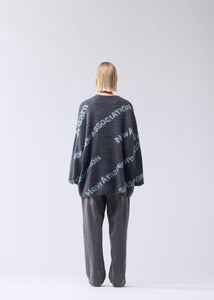 New Amsterdam - Jacquard Knit Pullover - Shark Green/Teal Sweatshirts New Amsterdam