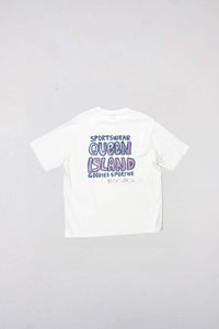 Goodies Sportive - Queen Island T-Shirt - White T-Shirts Goodies Sportive