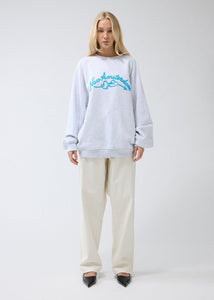 New Amsterdam - Love Connect Crewneck - Grey Melange Sweatshirts New Amsterdam