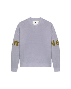 New Amsterdam - Name Crew Knit - Sea Fog Pullover New Amsterdam