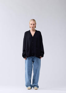 New Amsterdam - Logo Cardigan - Black Sweatshirts New Amsterdam