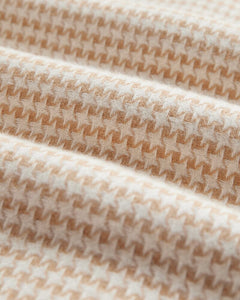 Portuguese Flannel - Abstract Pied Poule Hemd - Creme Hemden Portuguese Flannel