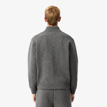 Laden Sie das Bild in den Galerie-Viewer, Lacoste - Wool Bomber Jacket Pullover - Grey Pullover Lacoste
