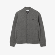 Laden Sie das Bild in den Galerie-Viewer, Lacoste - Wool Bomber Jacket Pullover - Grey Pullover Lacoste
