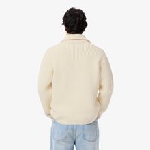 Laden Sie das Bild in den Galerie-Viewer, Lacoste - Half Zip High Neck Sweater - Creme Pullover Lacoste
