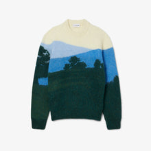 Laden Sie das Bild in den Galerie-Viewer, Lacoste - Alpaka Crewneck Sweater - Green/Blue Pullover Lacoste
