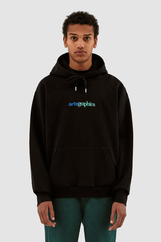 Arte Antwerp - Harmon Graphic Hoodie - Black Sweatshirts Arte Antwerp